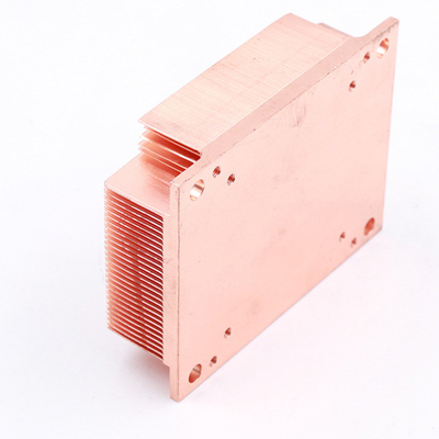High Precision Copper Skiving Heat Sink Aluminum For IGBT Cooler