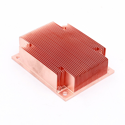 High Precision Copper Skiving Heat Sink Aluminum For IGBT Cooler