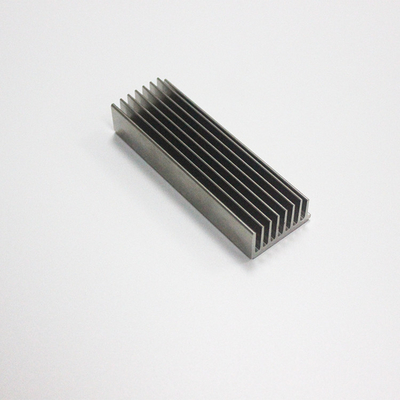 Nickel Plating Skived Fin Heat Sink , Anti Corrosion Silver Heat Sink