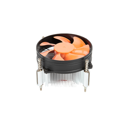 7pcs Blade Orange Fan CPU Cooling Radiator For IntelLGA775 Core2DUO Voltage 12VDC