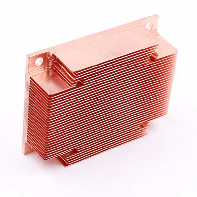 High Precision Copper Skiving Heat Sink Aluminum For IGBT Cooler